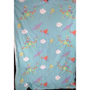 Vintage Bed Cover Full Boy Child Fantasy Dreamland Flawed As Is For Repurpose
